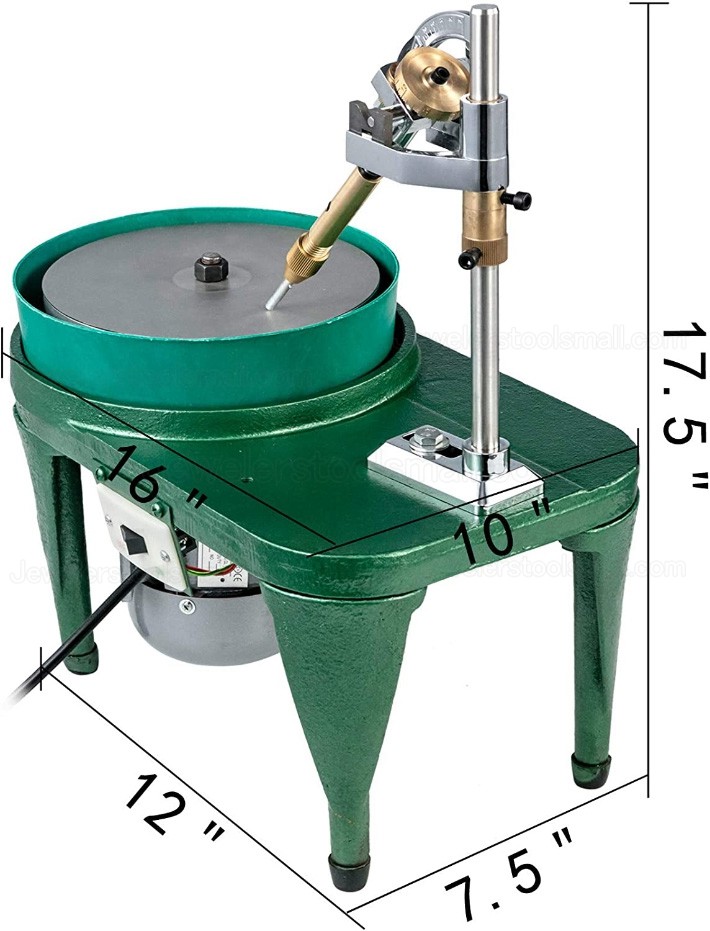 180W Gemstone Gem Faceting Machine Jade Grinding Polishing Machine Stone Jewel Angle Polisher 2800RPM